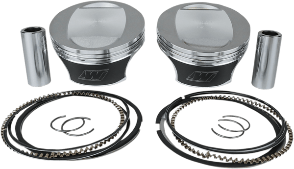 Wiseco K0211PS Tracker Series Piston Kit (106ci.) - 3.875in. Bore - 10.5:1 Compression - sxspowersports