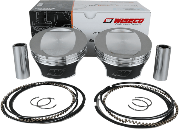 Wiseco K0211PS Tracker Series Piston Kit (106ci.) - 3.875in. Bore - 10.5:1 Compression - sxspowersports