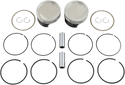 Wiseco K0212P2 Tracker Series Piston Kit (1200cc, Reverse Dome) - .020in. Oversized, 9.5:1 Compression - sxspowersports