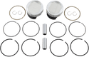 Wiseco K0213P1 Tracker Series Piston Kit (1200cc, Reverse Dome) - .010in. Oversized, 10:1 Compression - sxspowersports