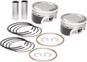 Wiseco K0213P1 Tracker Series Piston Kit (1200cc, Reverse Dome) - .010in. Oversized, 10:1 Compression - sxspowersports