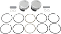 Wiseco K0213P3 Tracker Series Piston Kit (1200cc, Reverse Dome) - .030in. Oversized, 10:1 Compression - sxspowersports