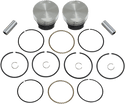 Wiseco K0215P1 Tracker Series Piston Kit (1030ci.) - .010in. Oversized, 8.5:1 Compression - sxspowersports