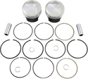 Wiseco K0216P2 Tracker Series Piston Kit (1030ci.) - .020in. Oversized, 10:1 Compression - sxspowersports