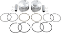 Wiseco K1614 K Piston Kit (80ci., Domed) - .010in. Oversize to 3.507in., 7:1 Compression - sxspowersports
