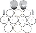 Wiseco K1668 K Piston Kit (80ci. Domed) - .030in. Oversize to 3.528in., 10:1 Compression - sxspowersports