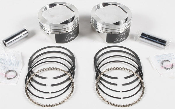 Wiseco K1684 K Piston Kit (73ci., Reverse Dome) - .020in. Oversize to 3.518in., 10:1 Compression - sxspowersports