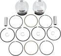 Wiseco K1746 K Piston Kit (73ci., Domed) - Standard Bore 3.498in., 10.5:1 Compression - sxspowersports