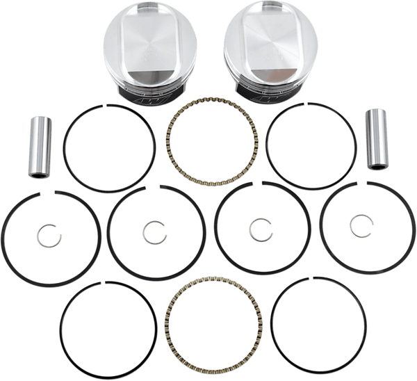 Wiseco K1746 K Piston Kit (73ci., Domed) - Standard Bore 3.498in., 10.5:1 Compression - sxspowersports