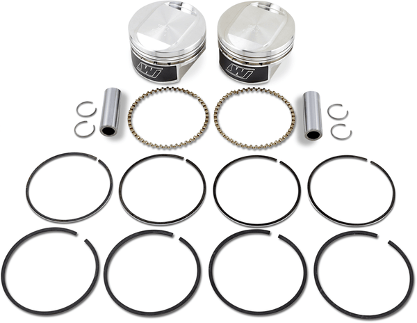 Wiseco K1747 K Piston Kit (73ci., Domed) - .010in. Oversize to 3.508in., 10.5:1 Compression - sxspowersports