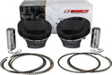 Wiseco K2792 K Black Edition Piston Kit (103ci., Positive +5cc ) - 3.870in. Std. Bore -10.5:1 Compression - sxspowersports