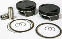 Wiseco K2799 K Black Edition Piston Kit (117in.,Flat Top +4cc) - 4.125in. Bore, 11:1 Compression - sxspowersports