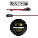 XK GLOW XK-5IN-KIT-B 5.75" XKChrome Headlight - sxspowersports