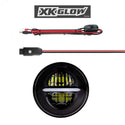 XK GLOW XK-5IN-KIT-B 5.75" XKChrome Headlight - sxspowersports