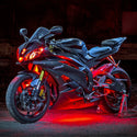 XK GLOW XK034001-R Single Color Motorcycle LED Accent Light Strip Kit - sxspowersports