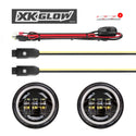XK GLOW XK042011-B 4.5" XK Chrome Driving Lights - sxspowersports