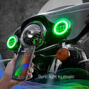 XK GLOW XK042011-W 4.5" XK Chrome Driving Lights - sxspowersports