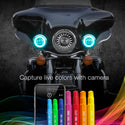 XK GLOW XK042011-W 4.5" XK Chrome Driving Lights - sxspowersports