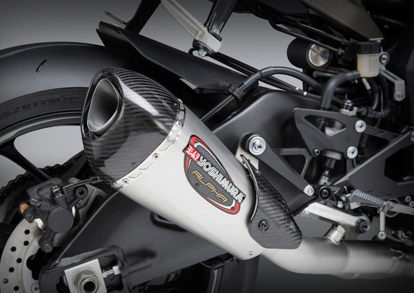 YOSHIMURA 13141CP520 Alpha Slip-On Exhaust - sxspowersports