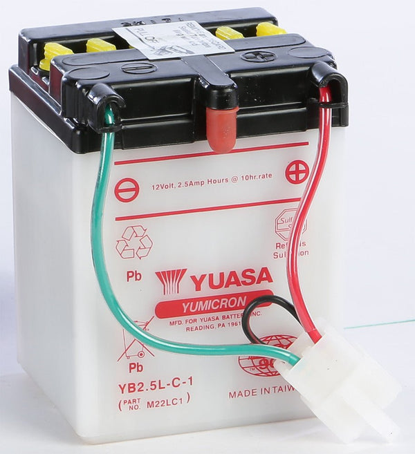 YUASA YUAM22LC1 12V Heavy Duty Yumicorn Battery - sxspowersports