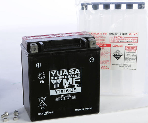 YUASA YUAM32X6S AGM Maintenance Free Battery - sxspowersports