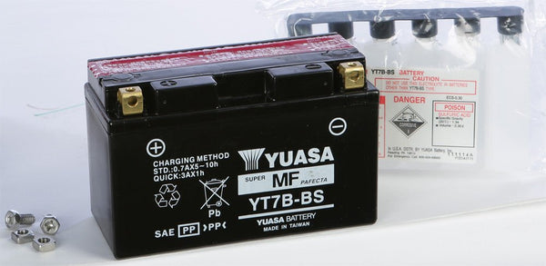 YUASA YUAM62T7B AGM Maintenance Free Battery - sxspowersports